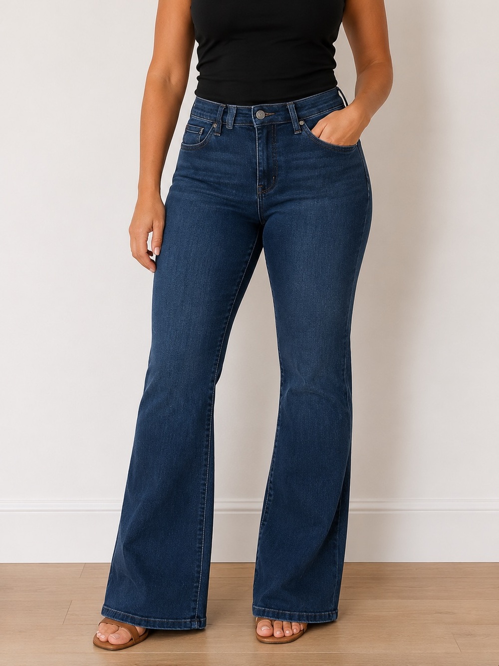 Jessica Simpson Dark Blue Flare Jeans